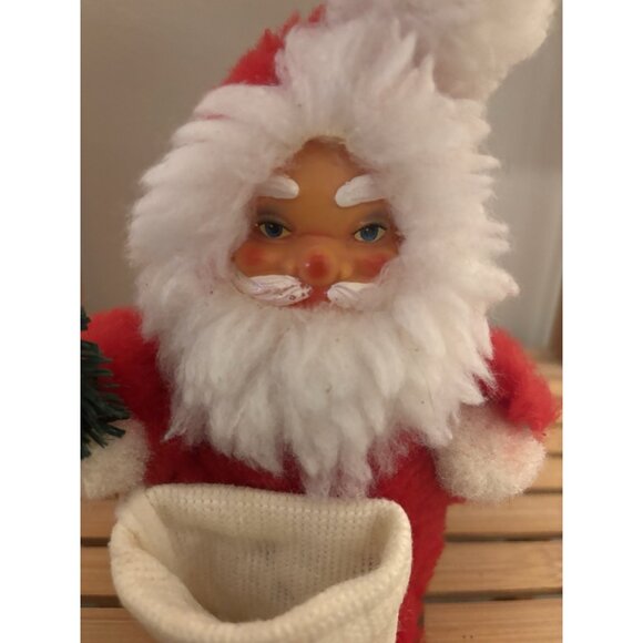 Vintage Santa Decor Ornament Table Topper Santa Sack Christmas Tree - Picture 7 of 9